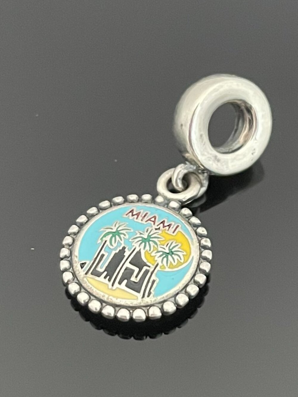 Original Pandora Miami Exclusive Charm Dangle Pendant